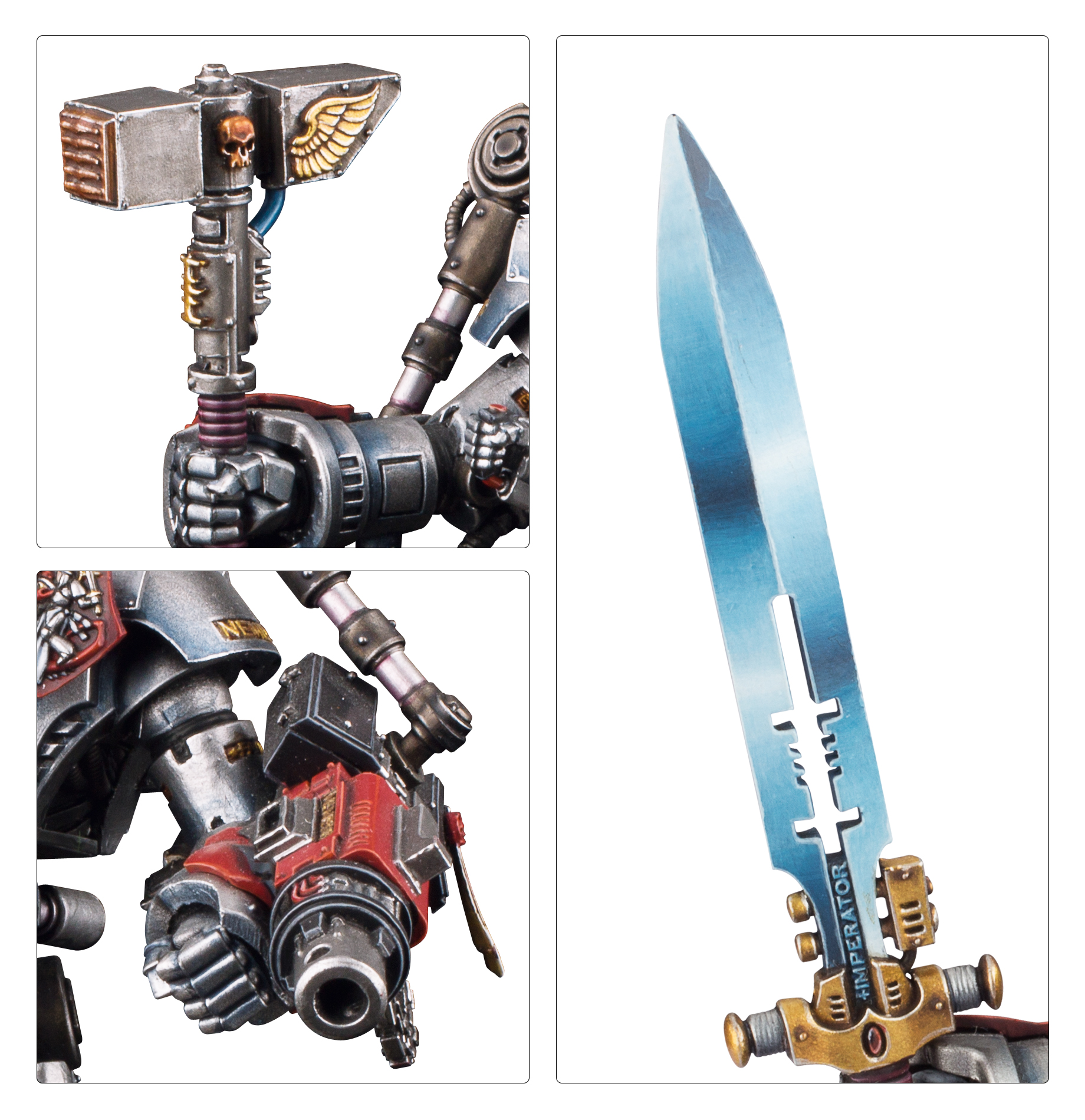 Pohľad na detailne namaľovaný model
