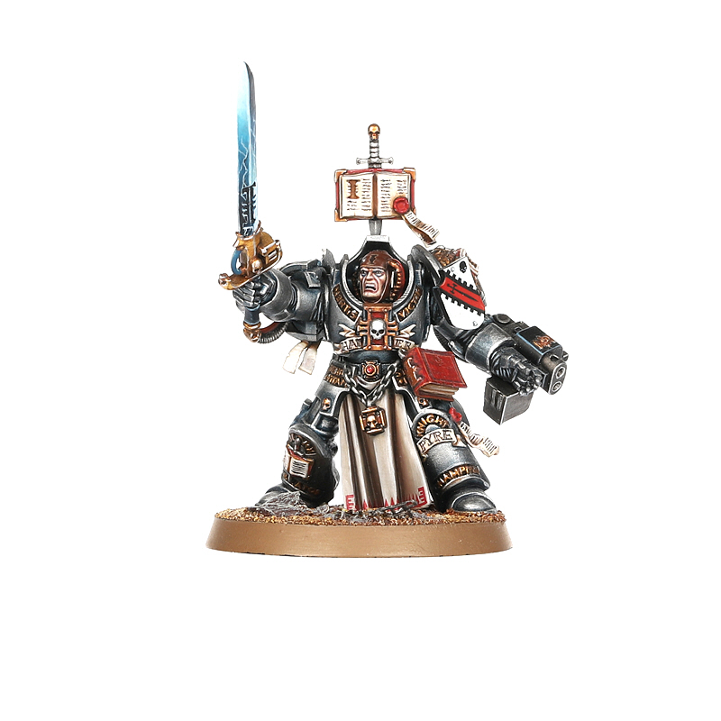 Zostavená a namalovaná jednotka Paladinov Grey Knights