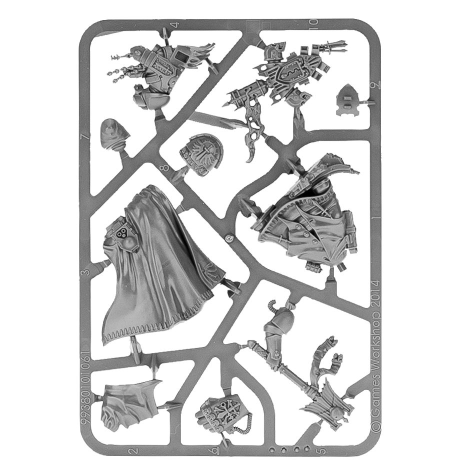 Model deployed on a gaming terrain base