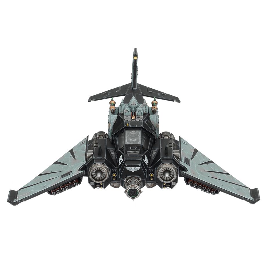 Detailed view of Dark Talon weapons and hull