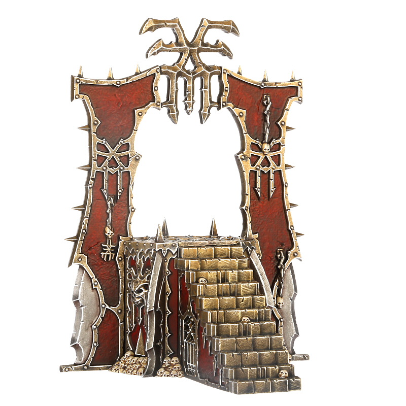 Painted Skull Altar miniature