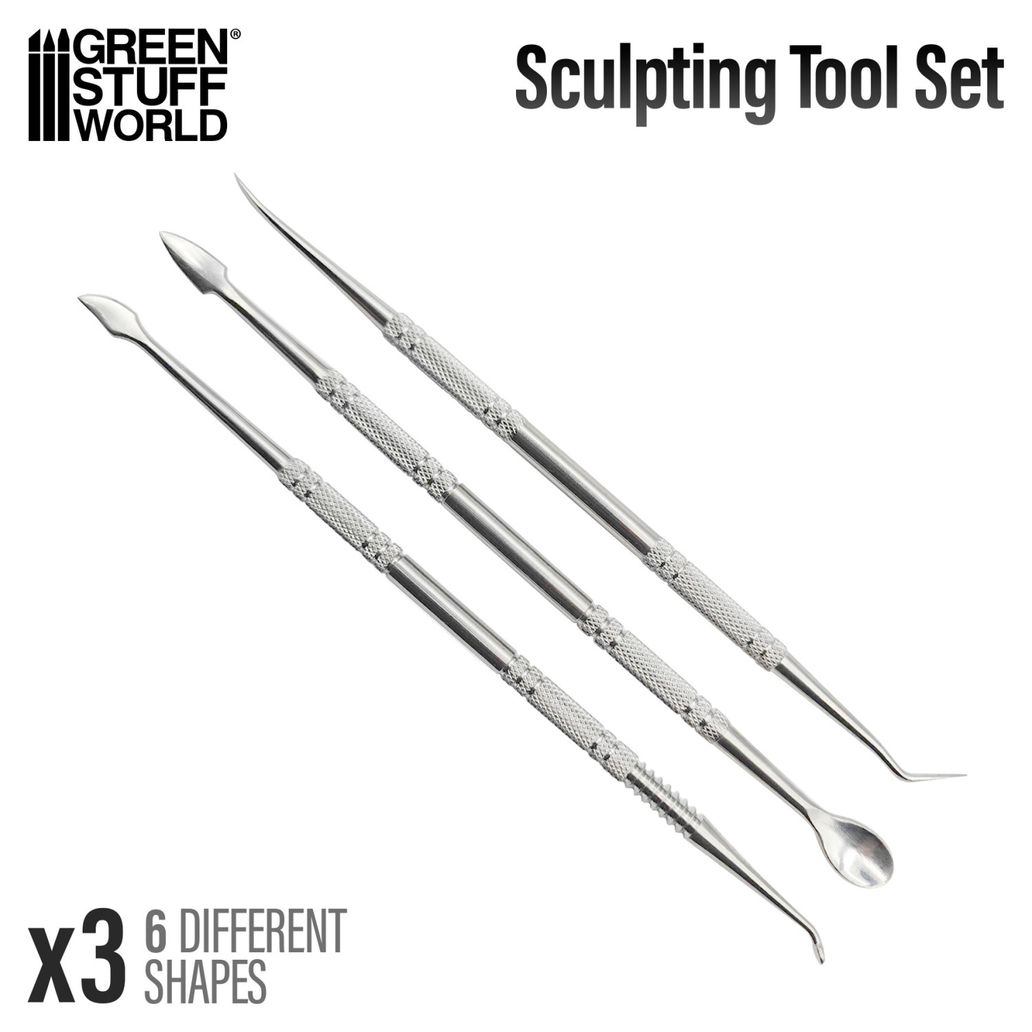 3x Sculpting Tools