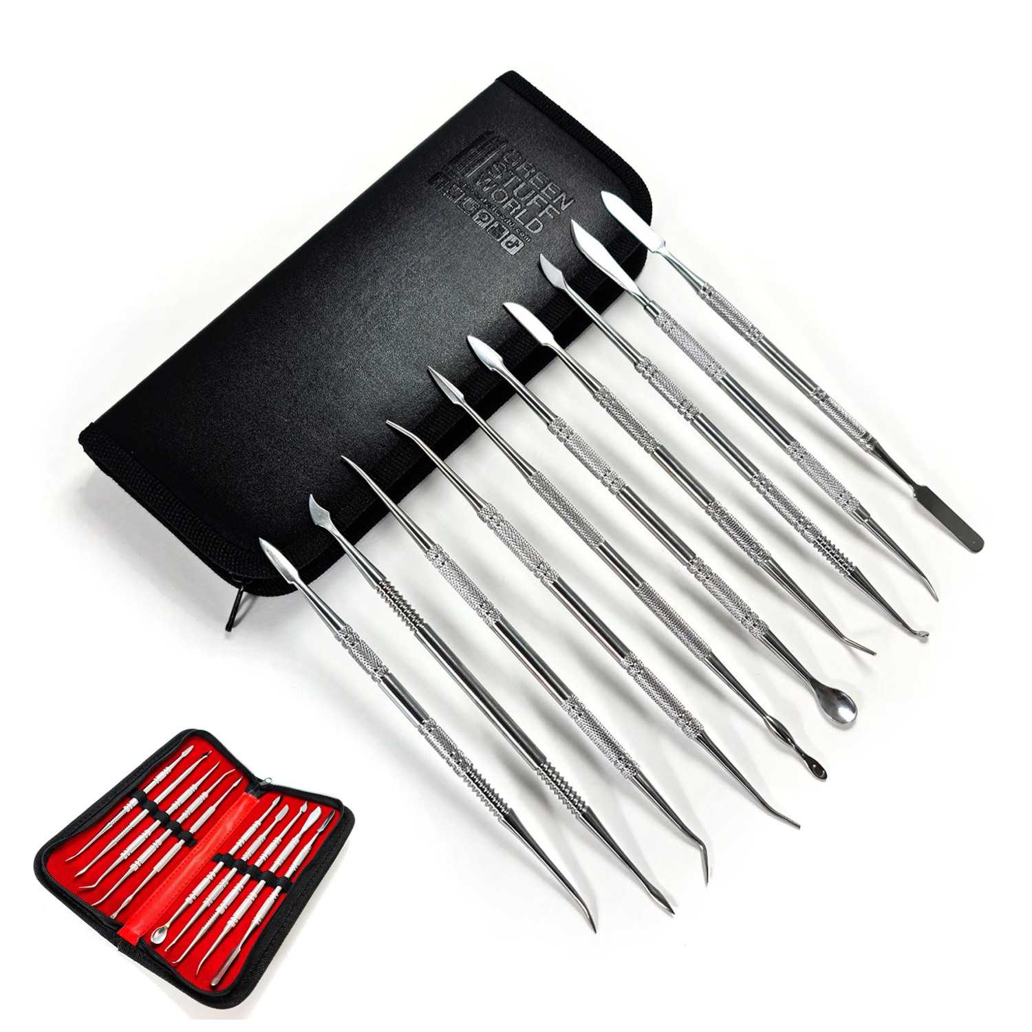 10x Professional Sculpting Tools with case