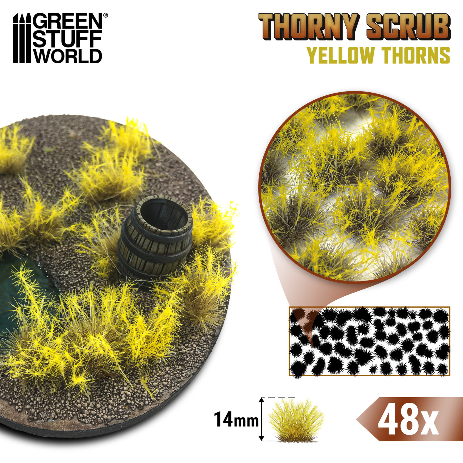 Thorny Scrubs - YELLOW THORNS