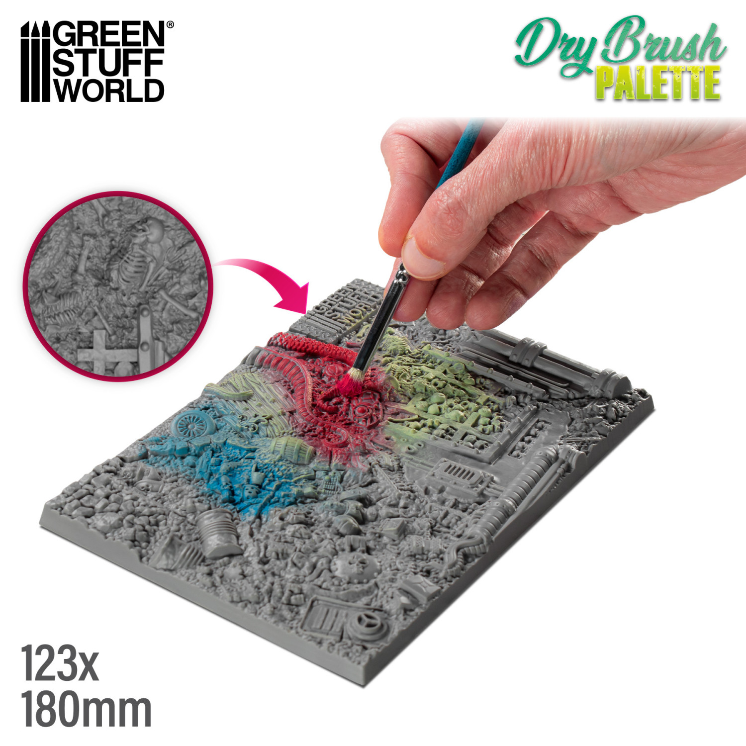 Drybrush texture palette