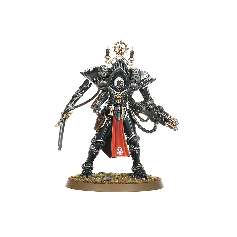 Three Adepta Sororitas Paragon Warsuits ready for battle