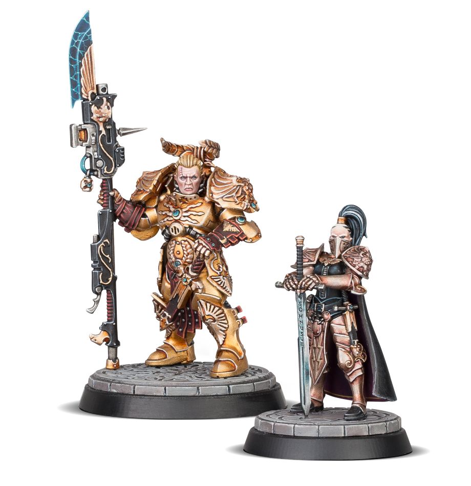 Warhammer 40K: Adeptus Custodes - Talons of the Emperor: Valerian and Aleya box art