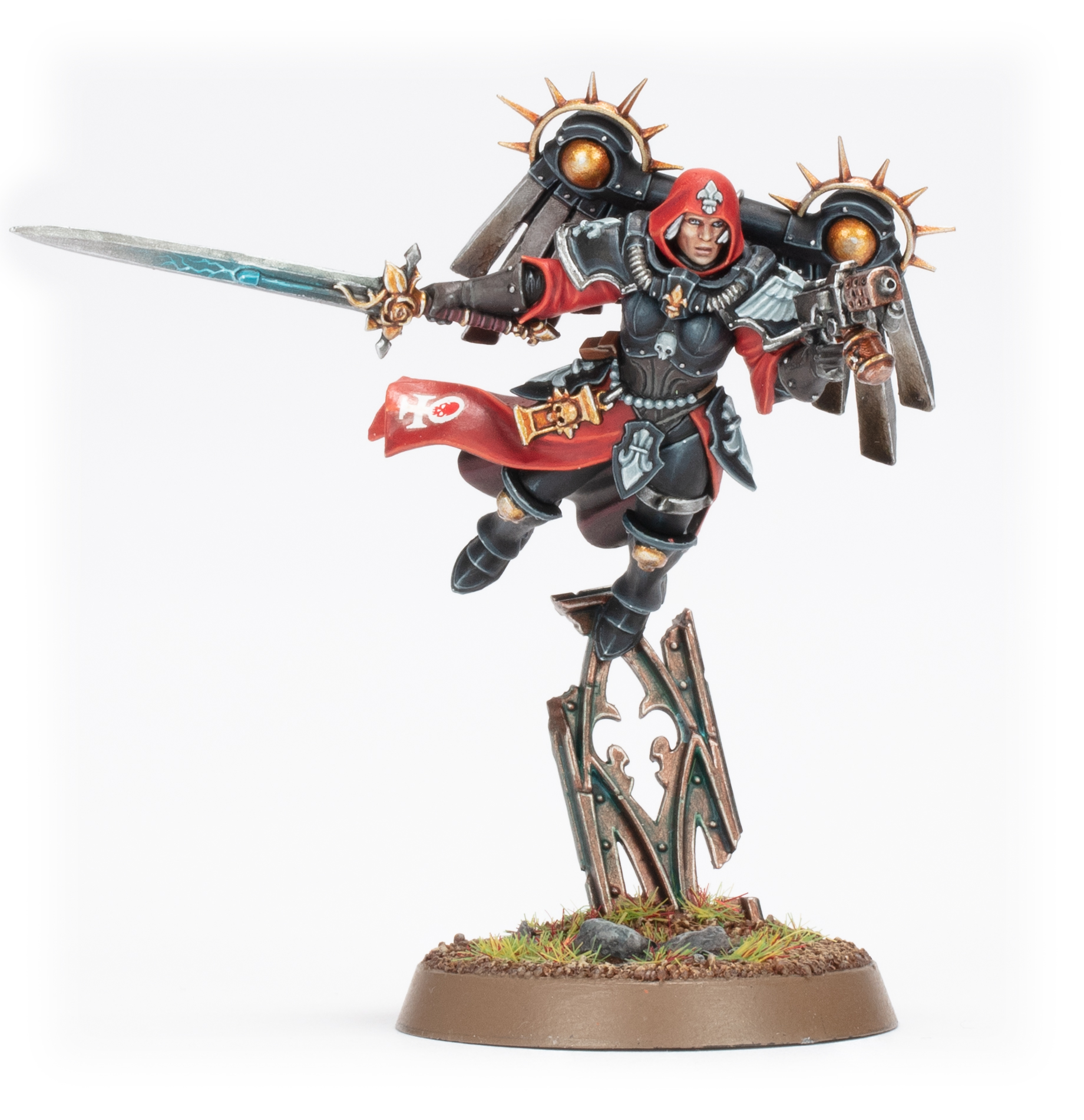 Warhammer 40K: Adepta Sororitas - Canoness with Jump Pack box art