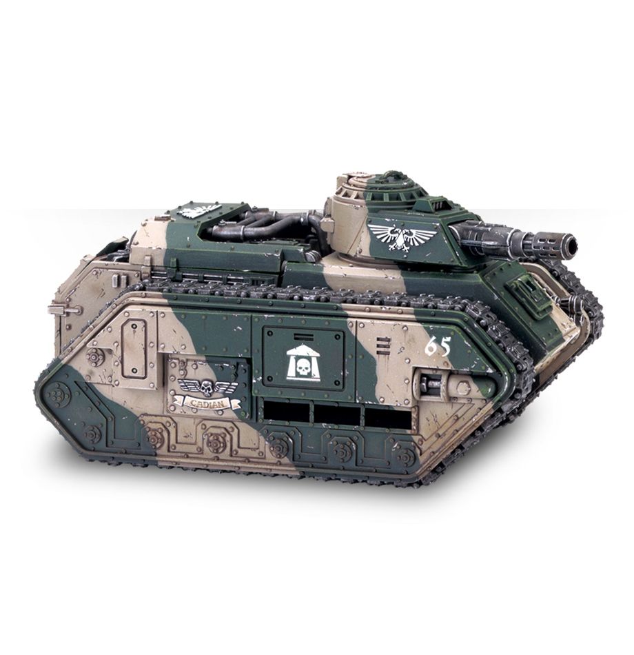Astra Militarum Hellhound – bojové vozidlo s věžovou výzbrojí a zadními zásobníky