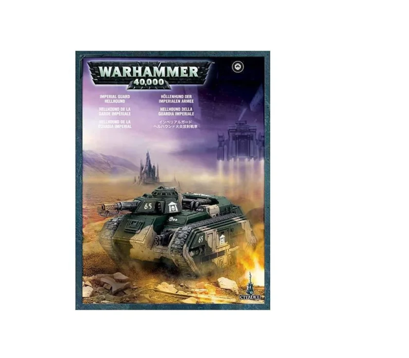 Warhammer 40,000 Hellhound – model tanku Astra Militarum s volitelnou výzbrojí