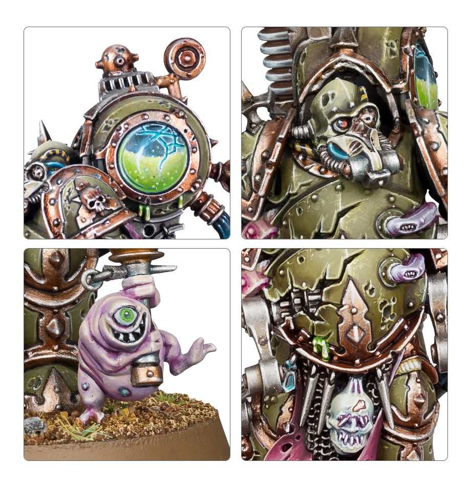 Miniatúra Foul Blightspawn pre Death Guard