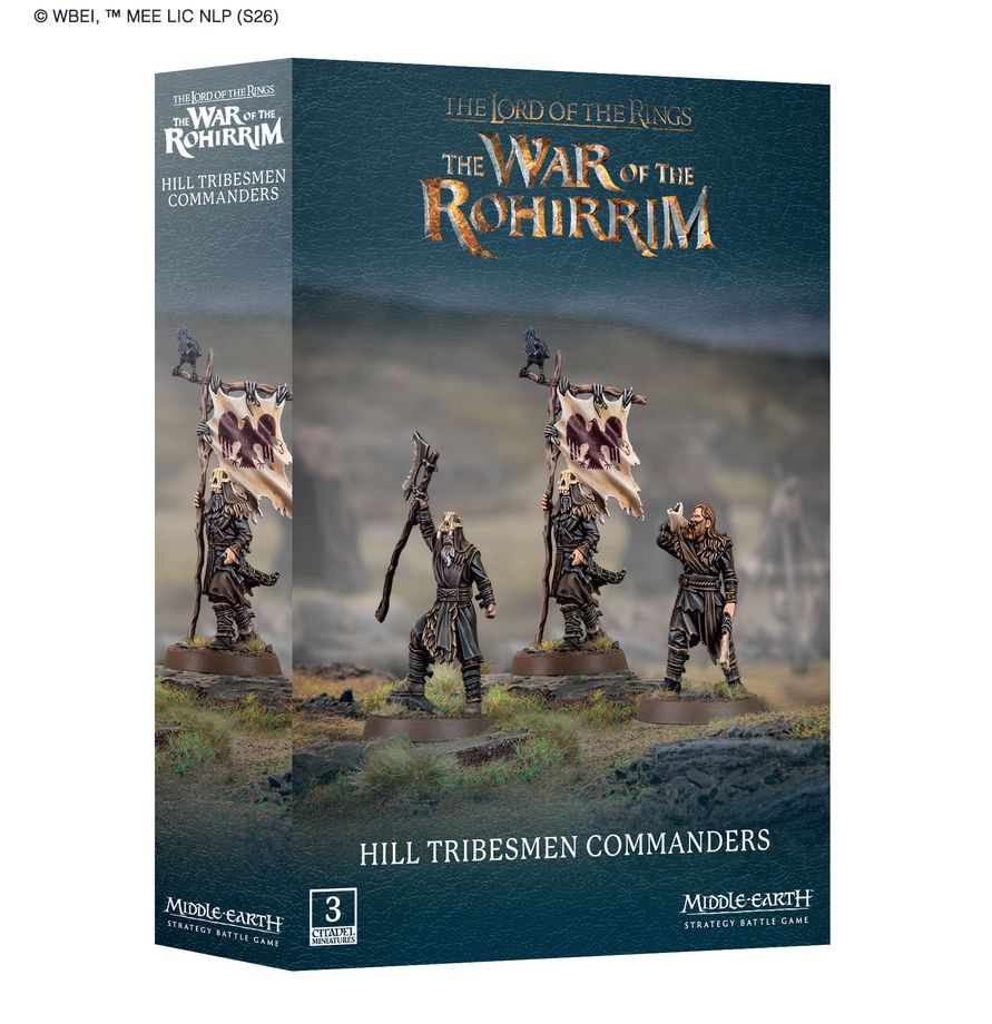 Commanders leading infantry on the tabletop.