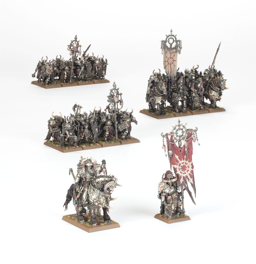 Detail miniatur z Warhammer: The Old World Core Set