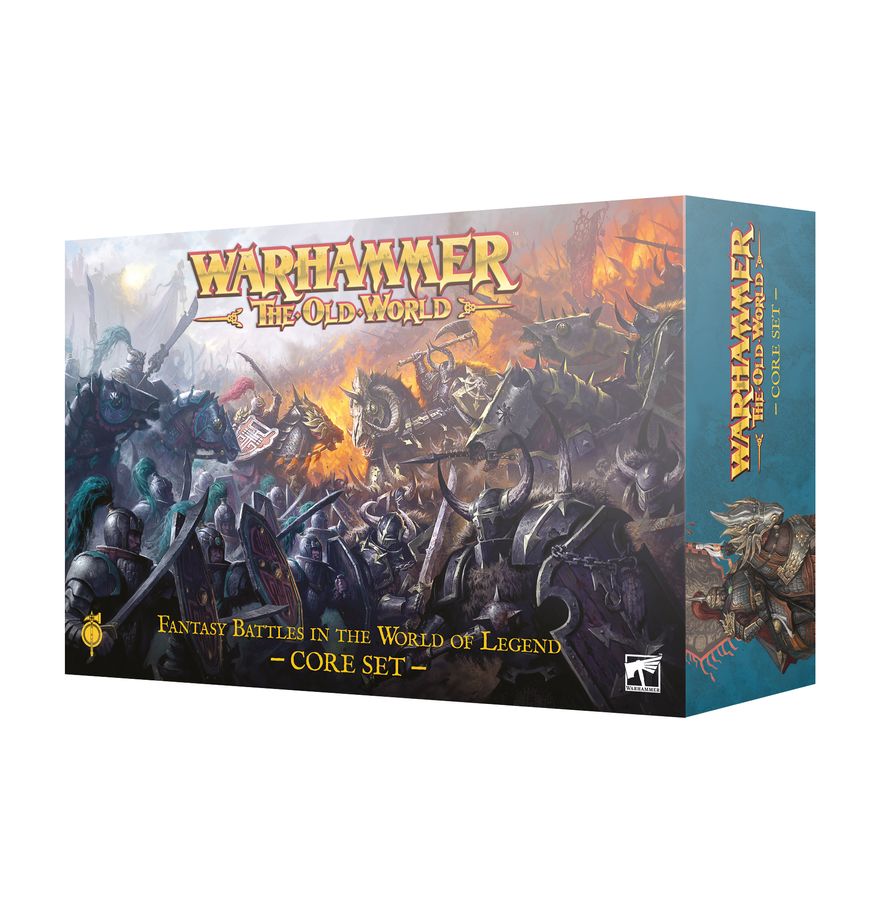 Obsah krabice Warhammer: The Old World Core Set
