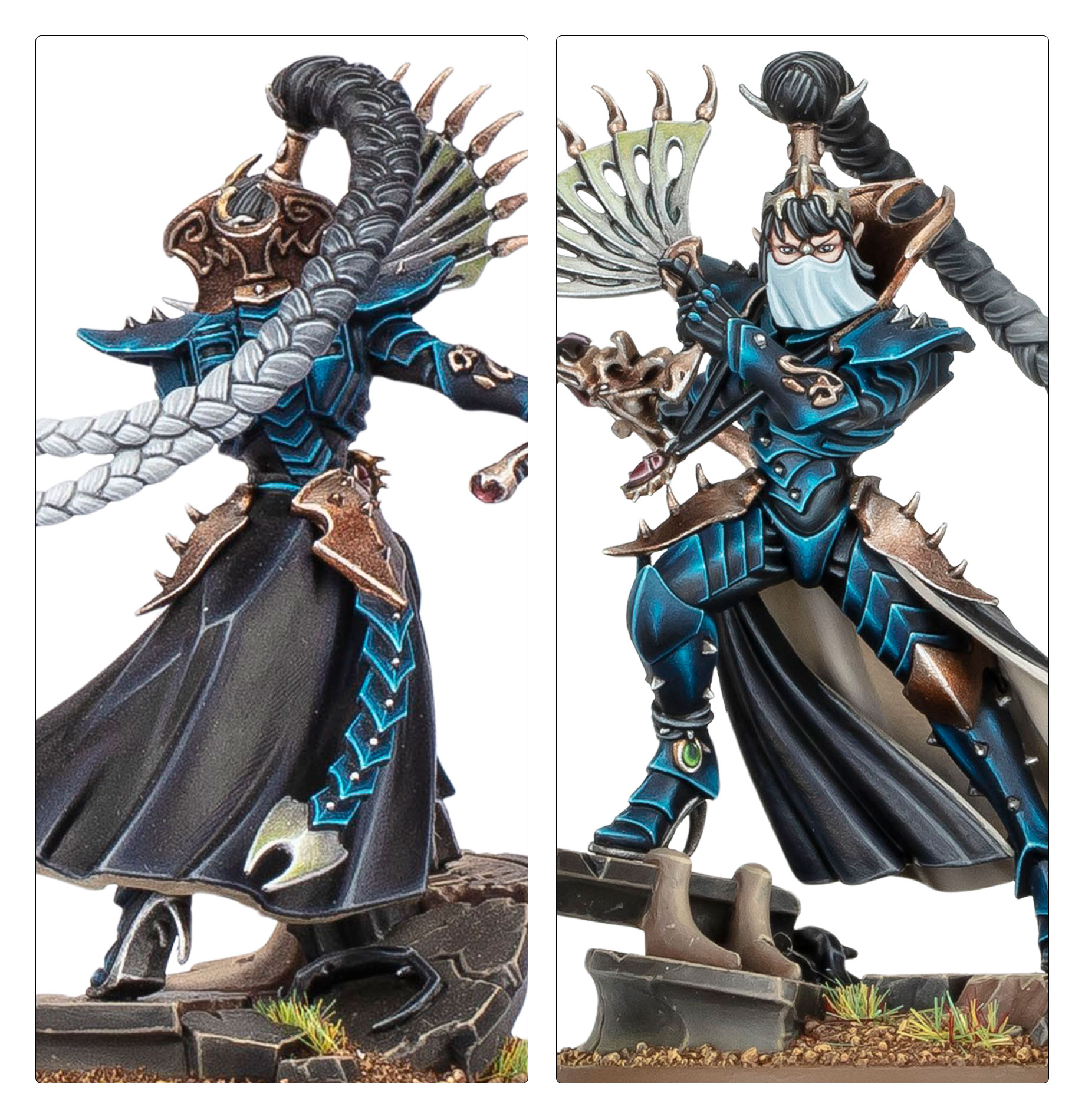 Lady Malys model assembled and painted