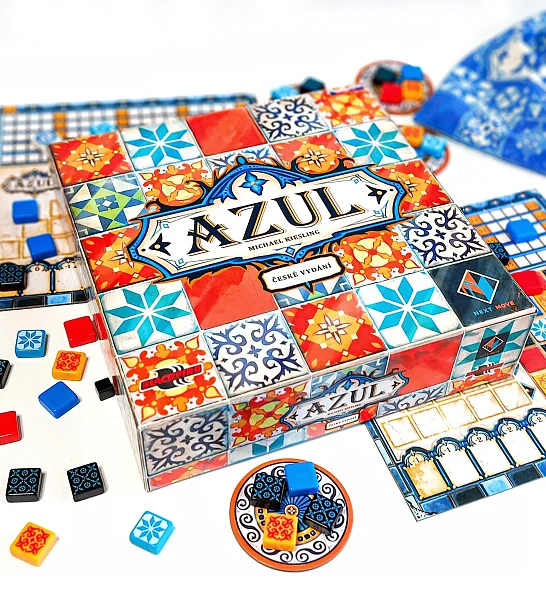 Detail dlaždic a hracích desek Azul