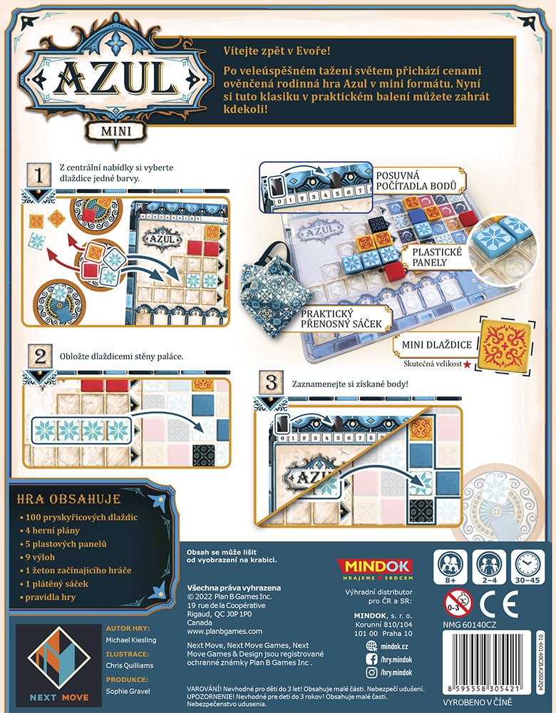 Hrací deska Azul Mini