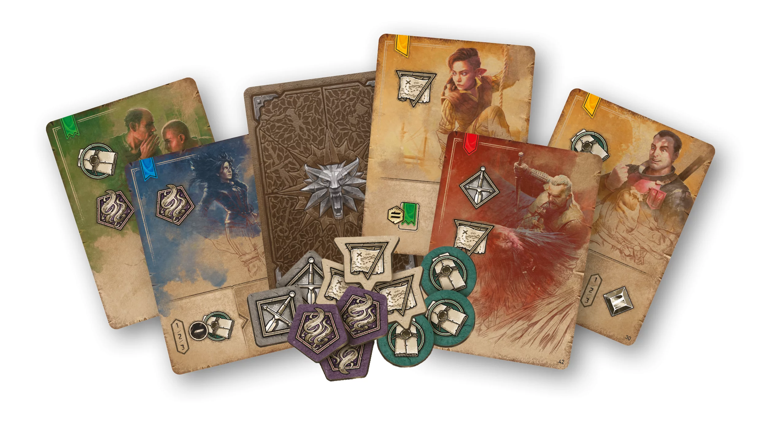 Detail of game cards