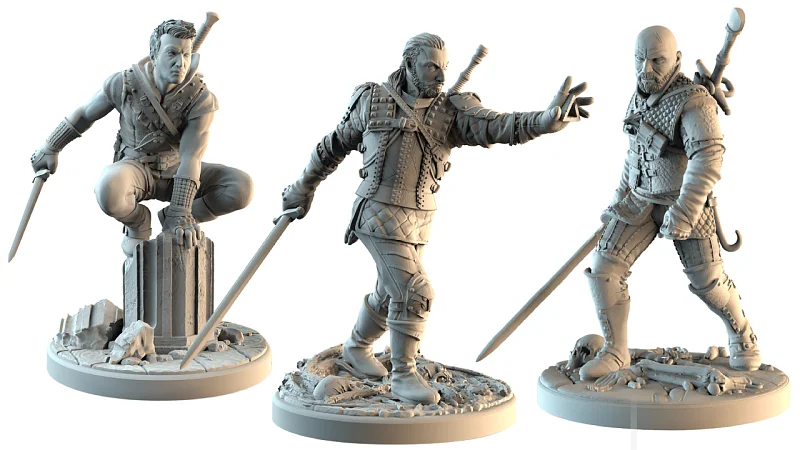 Players during a session of The Witcher: Old World