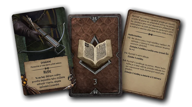 Witcher miniatures on the map