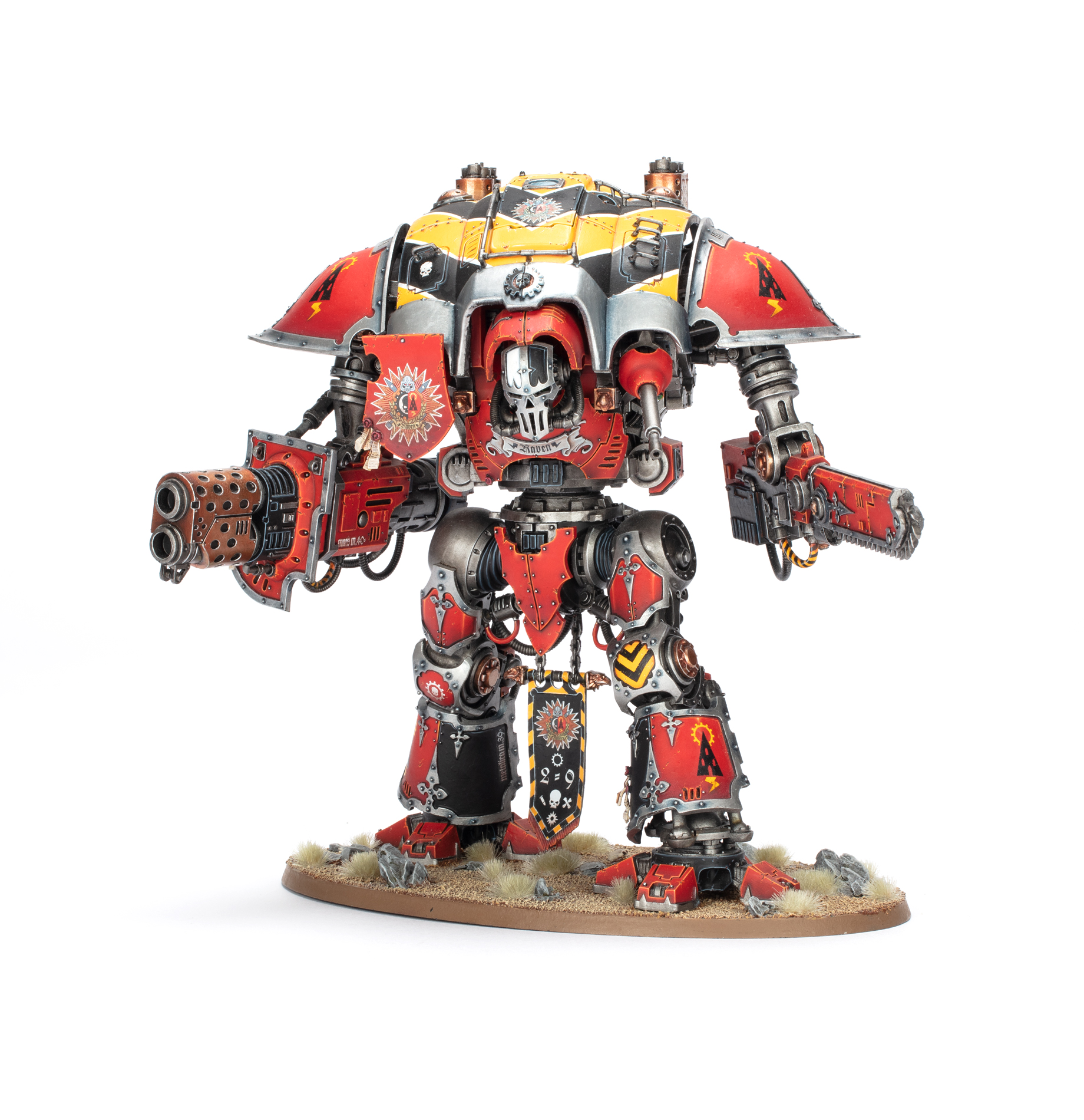 Imperial Knight Questoris with optional weaponry
