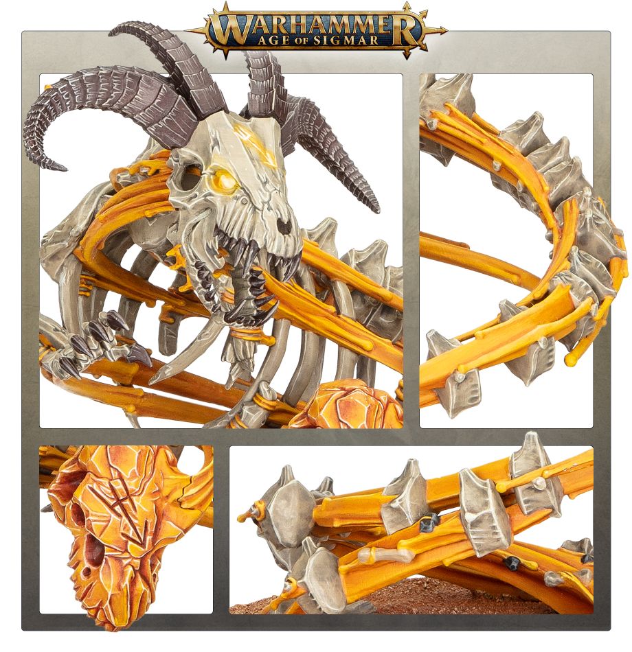 Krondspine Incarnate of Ghur from a side perspective