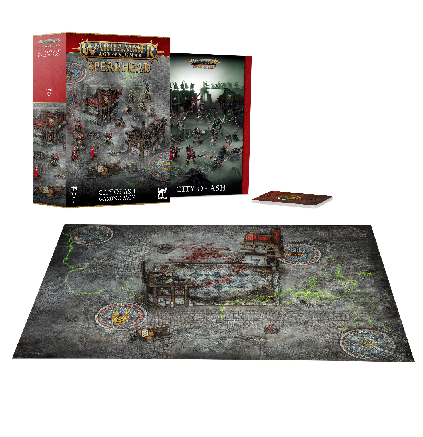 Age of Sigmar: Spearhead: City of Ash Gaming Pack – product packaging