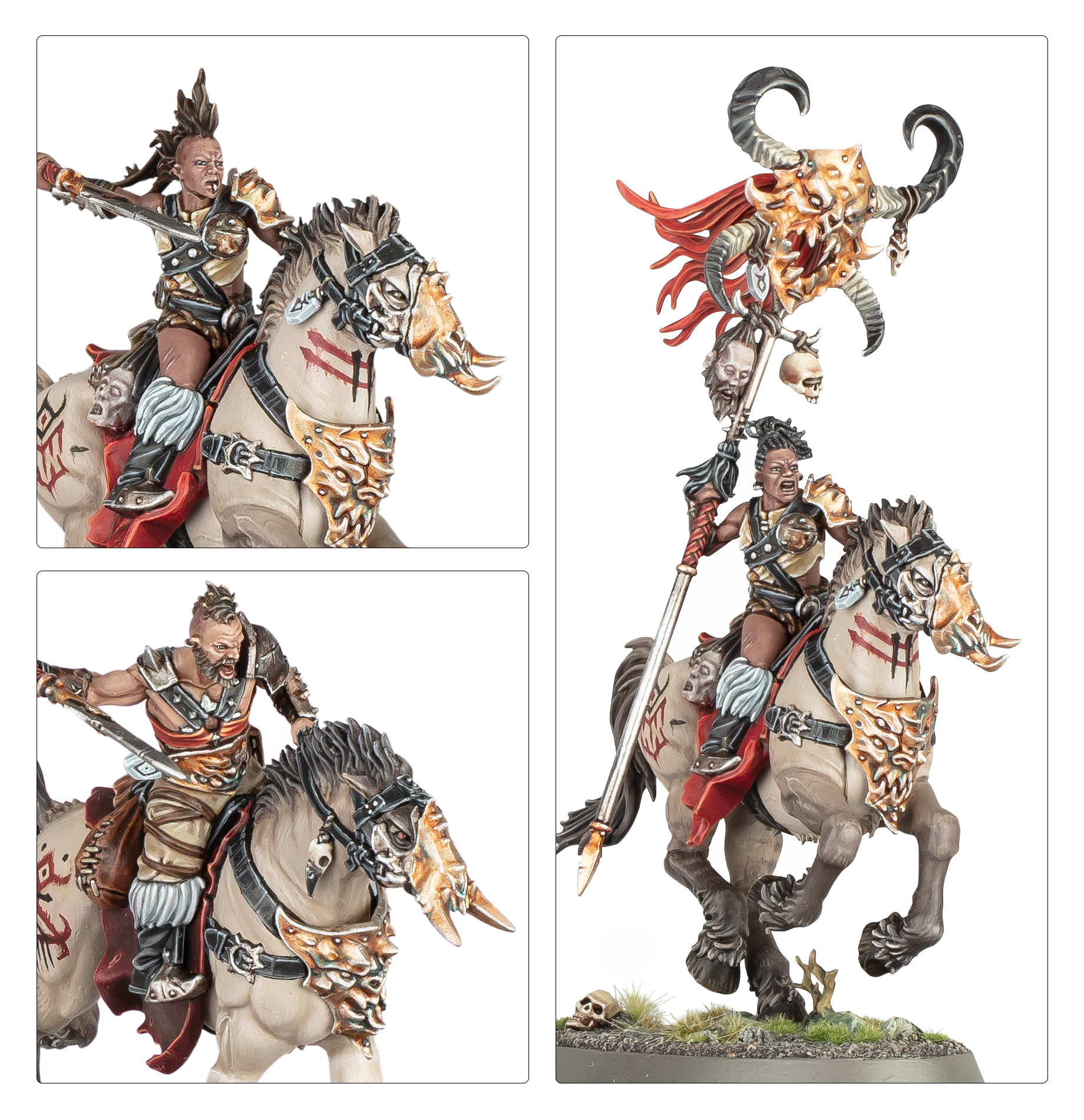 Darkoath Fellriders - detail výzbroje