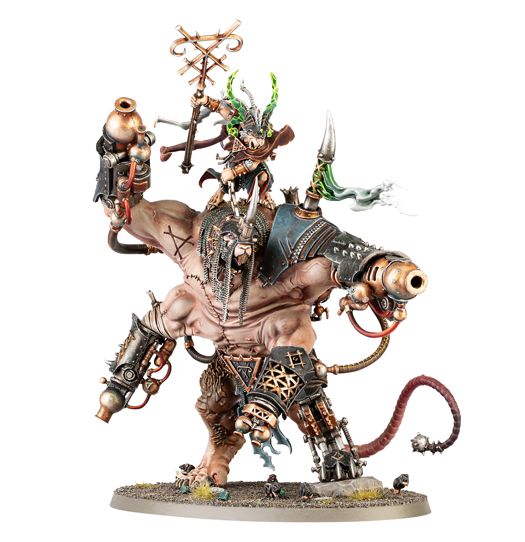 Thanquol on Boneripper box art