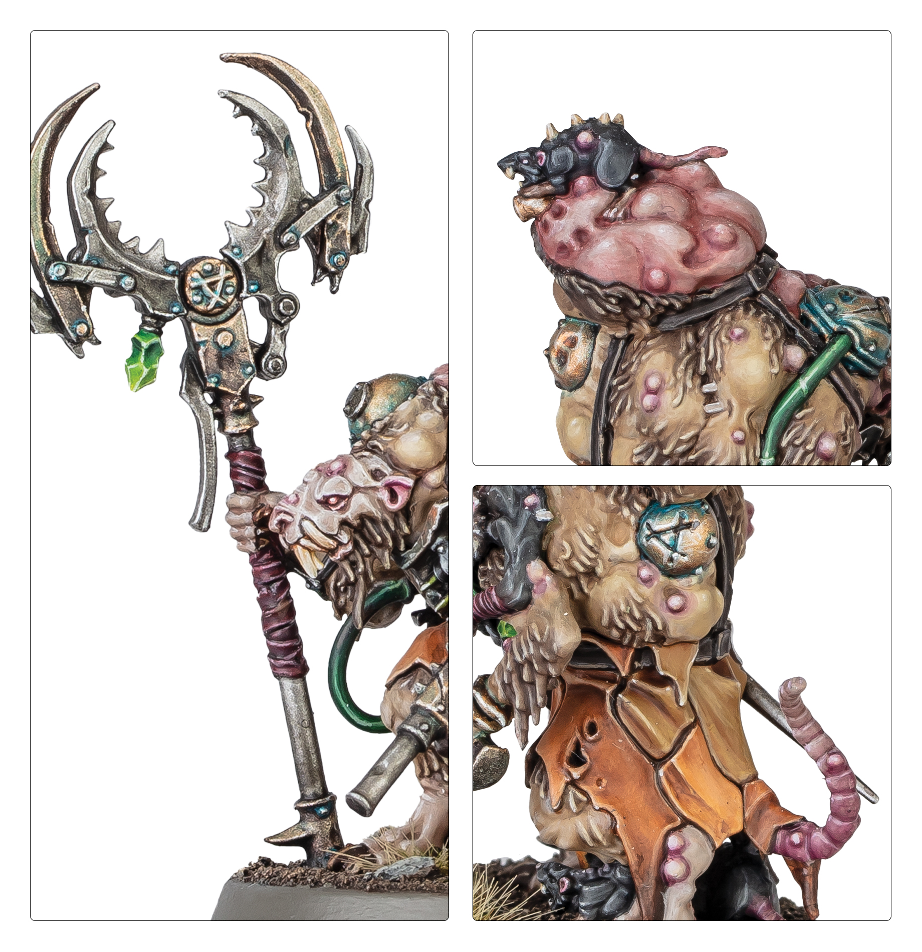 Skaven Master Moulder - painted model