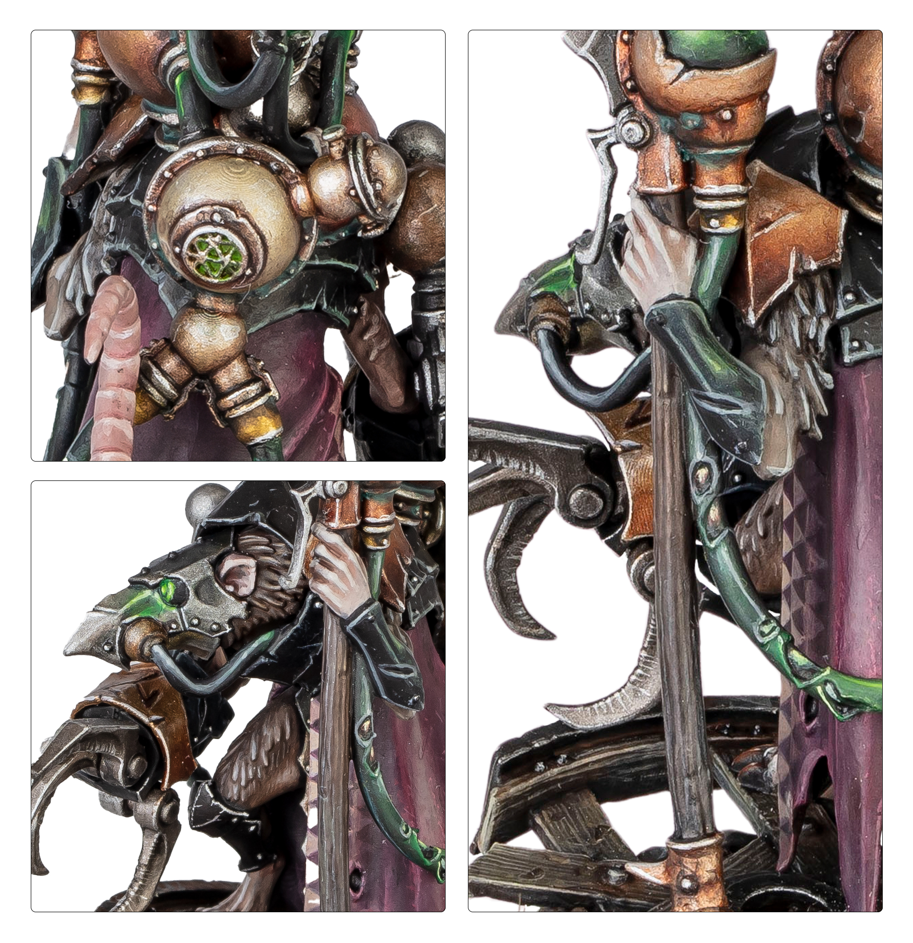 Side view of the miniature