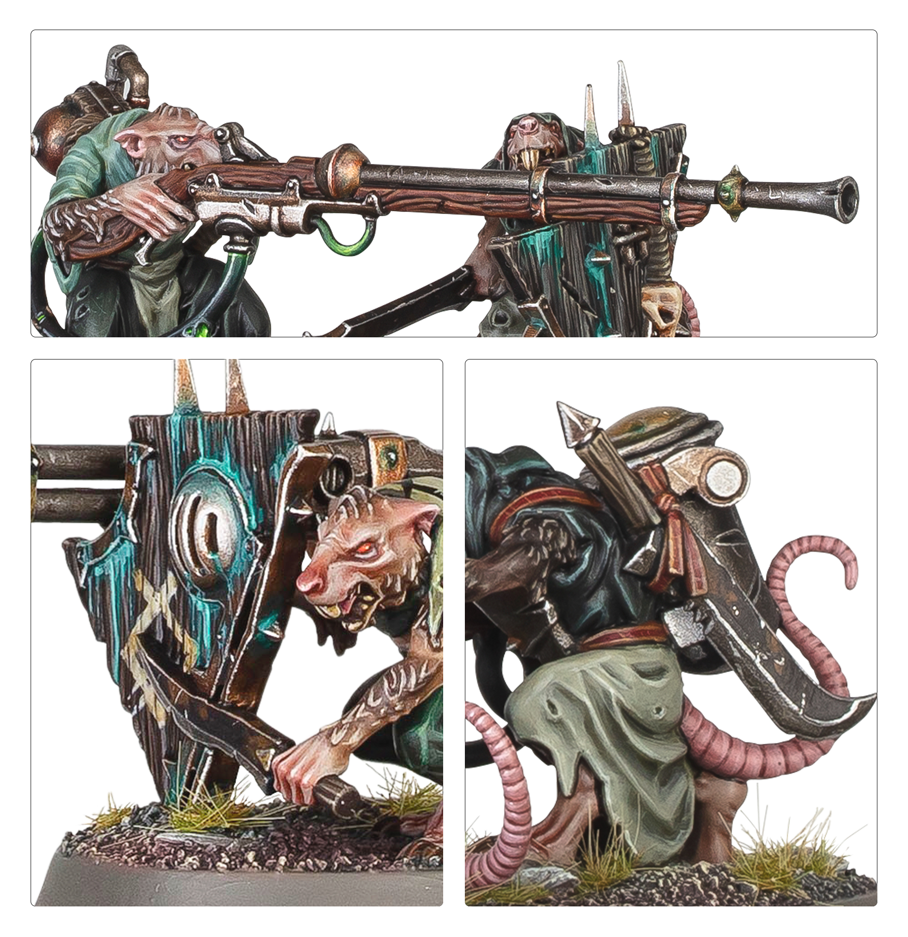Models on oval bases