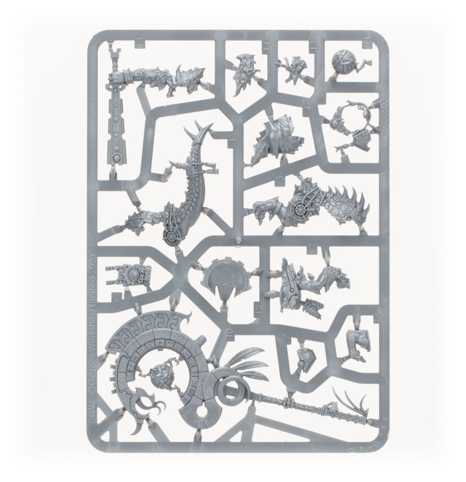 Elements from the plastic sprue