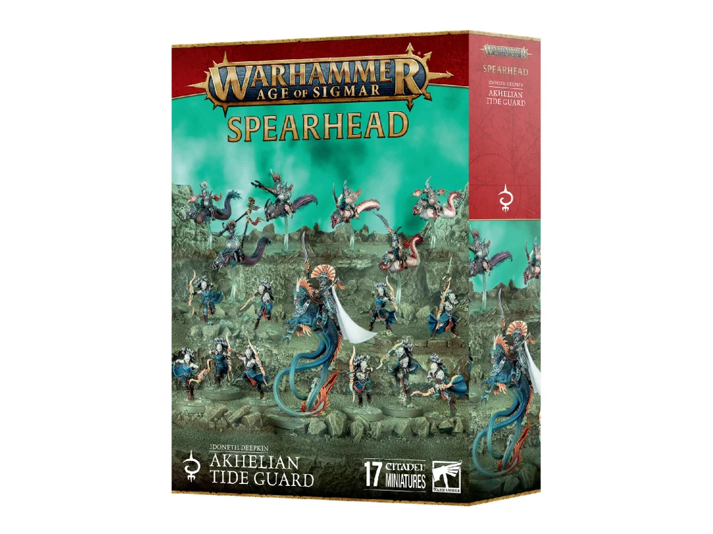 Akhelian King and units in action
