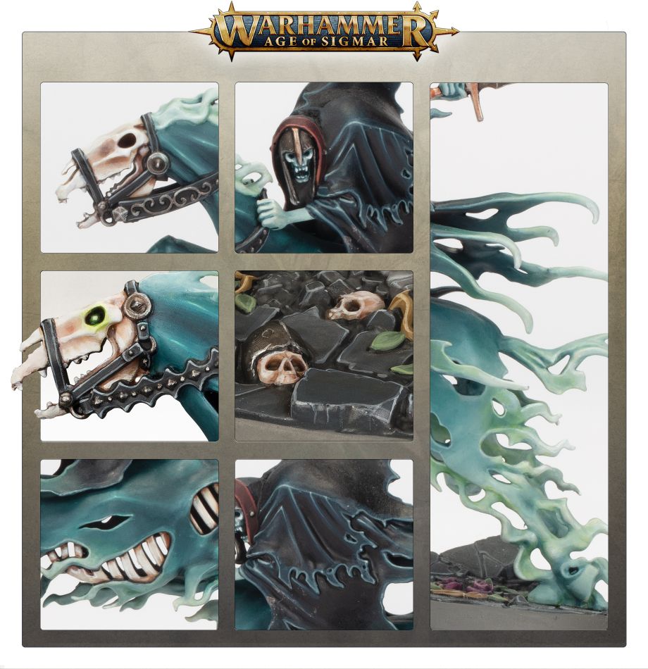 Assembled miniatures on bases