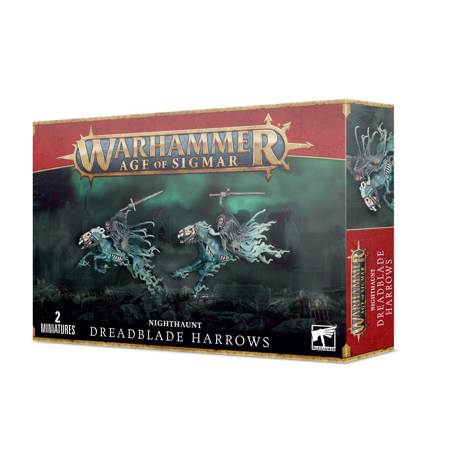 Rear view of Nighthaunt models