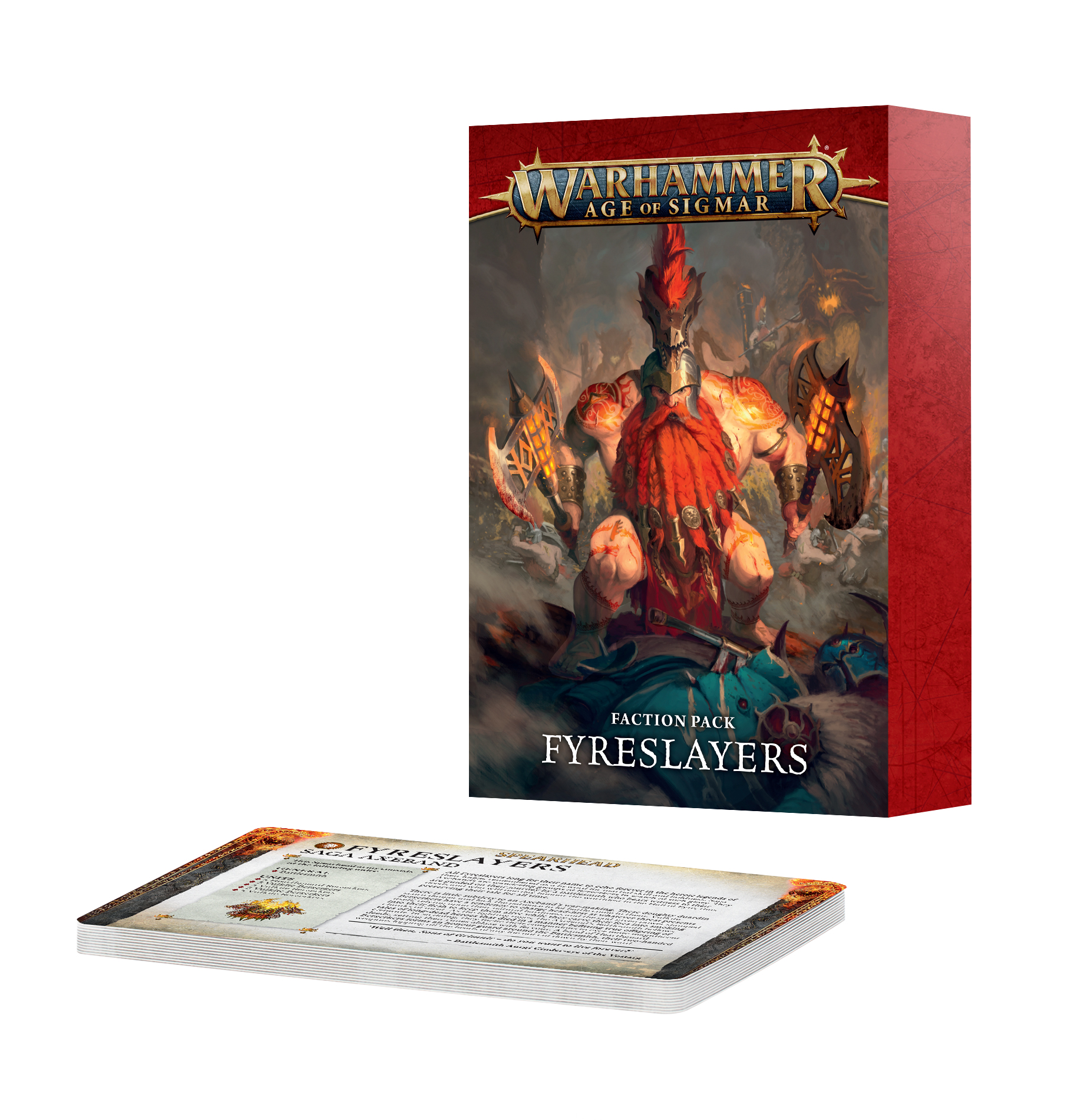 Age of Sigmar: Fyreslayers - Faction Pack: Fyreslayers – balení produktu
