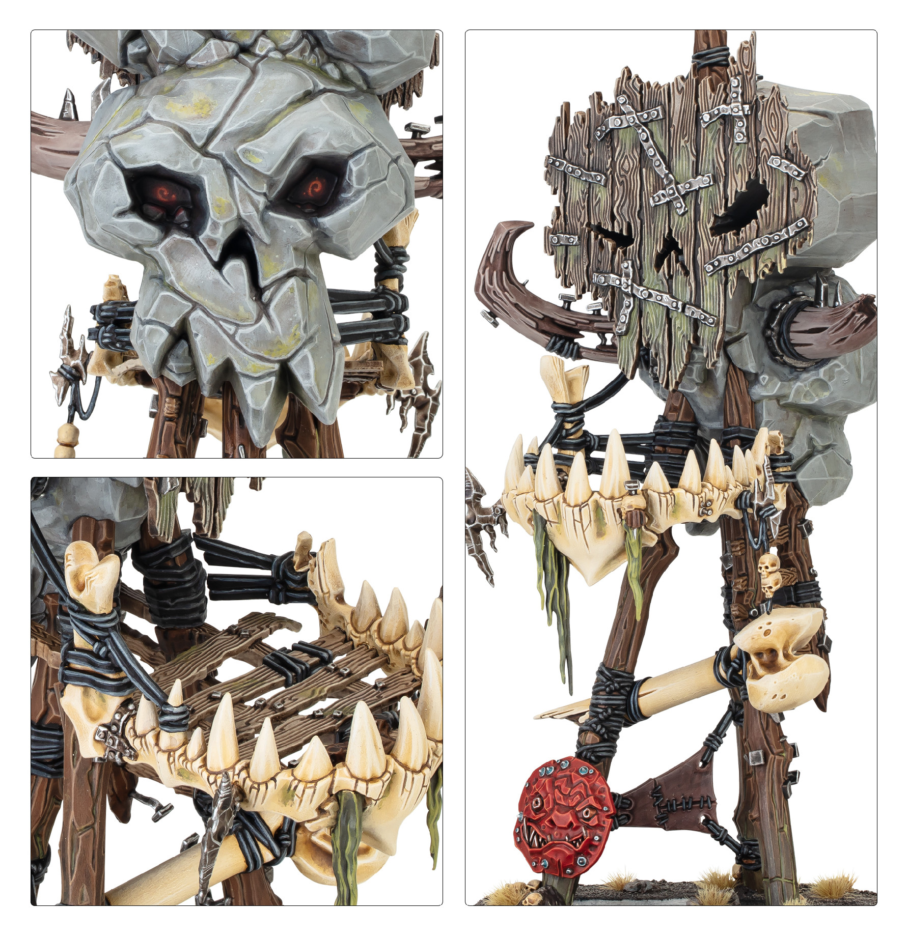 Complete overview of plastic components on sprues