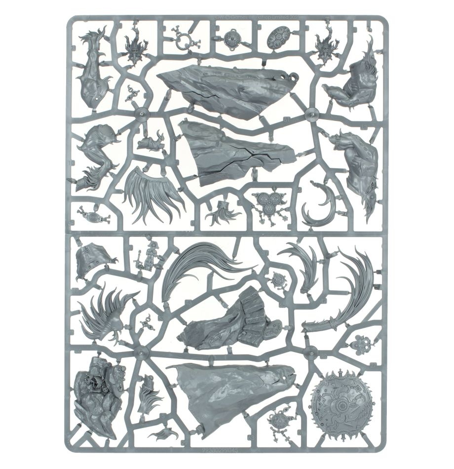 View of armor and shield details