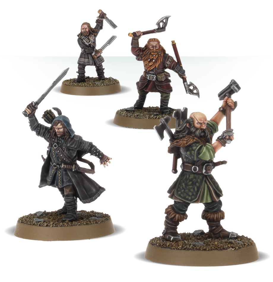 Bilbo Baggins and Gandalf models