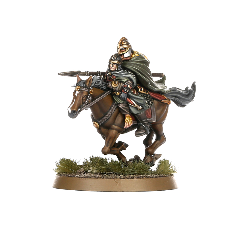 Miniatúry Éowyn a Merryho v boji