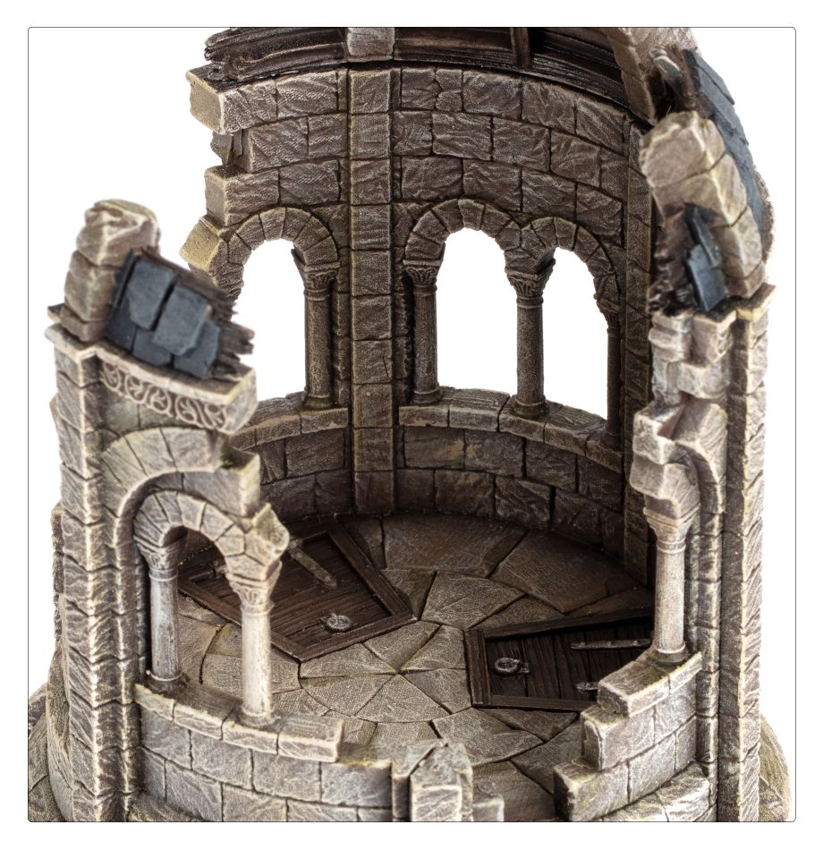Box and components of the Gondor Tower set