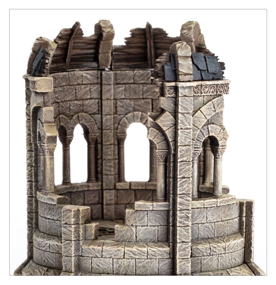 Variant with a ruined peak