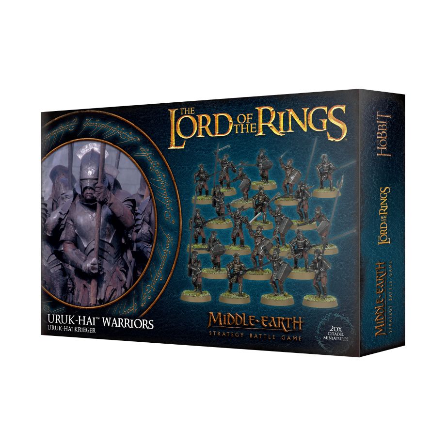 Assembled Uruk-hai Warriors miniatures