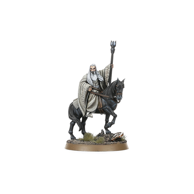 Isengard Battlehost display of miniatures