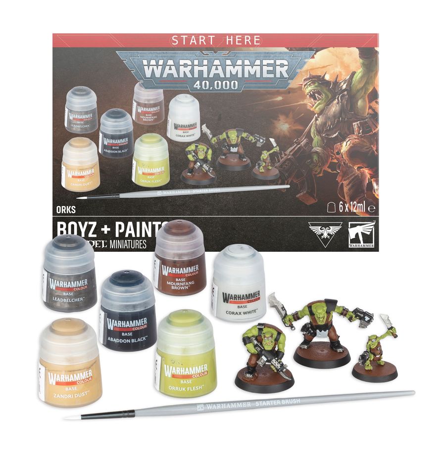 Orks: Boyz + Paints box art