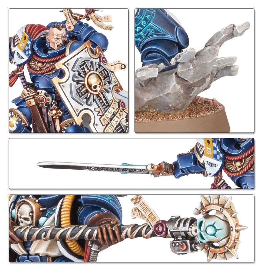 Painted Space Marine model