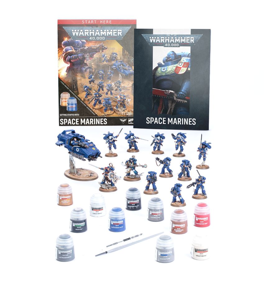 Warhammer 40,000: Getting Started with Space Marines (ENG) box art