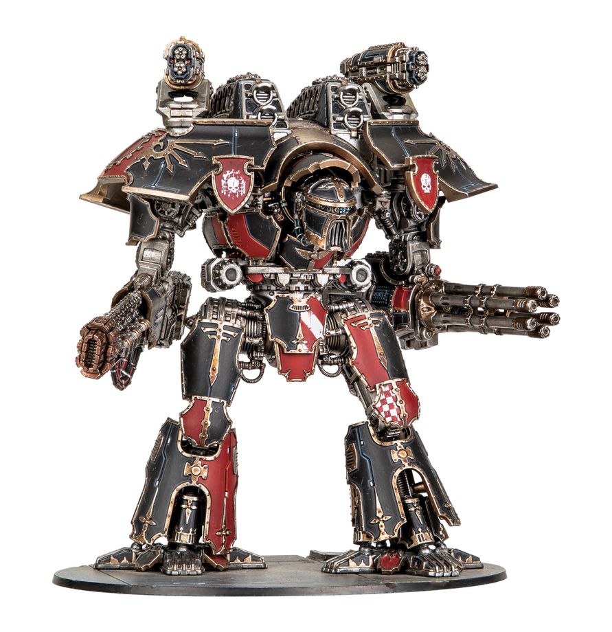 Legions Imperialis: Warlord Titan with Volkite Destructor and Macro-Gatling Blaster box art