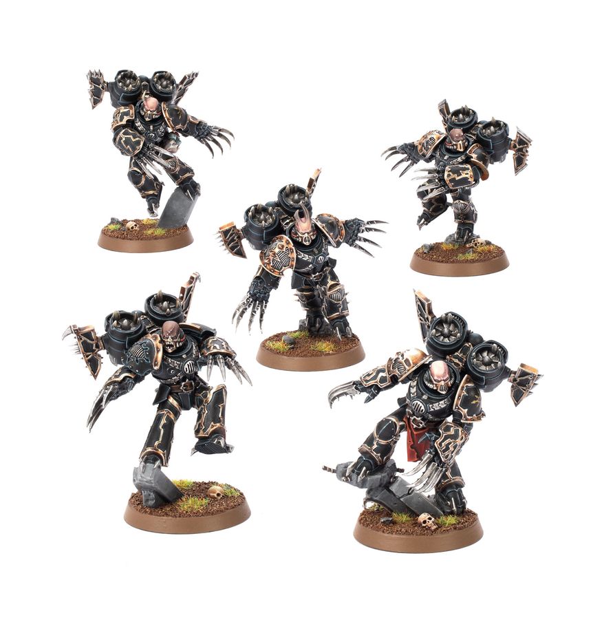 Chaos Space Marines Raptors miniatures
